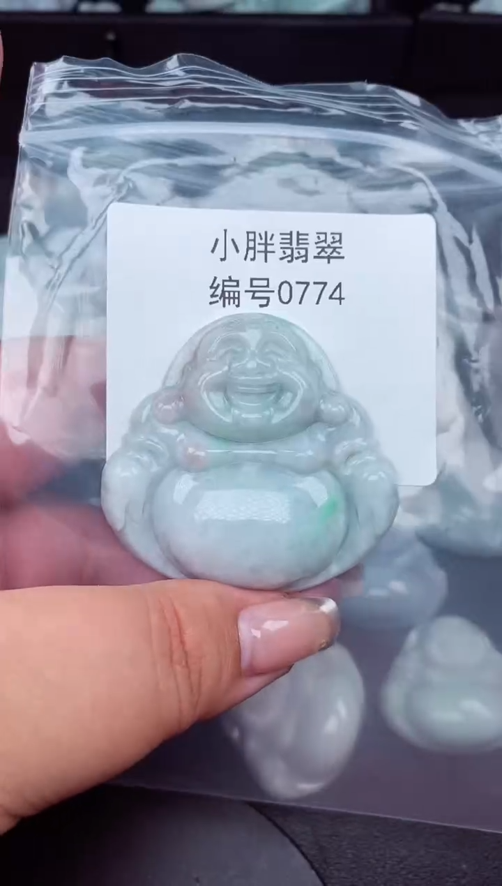 翡翠未镶嵌颈饰缅甸天然A货翡翠0774