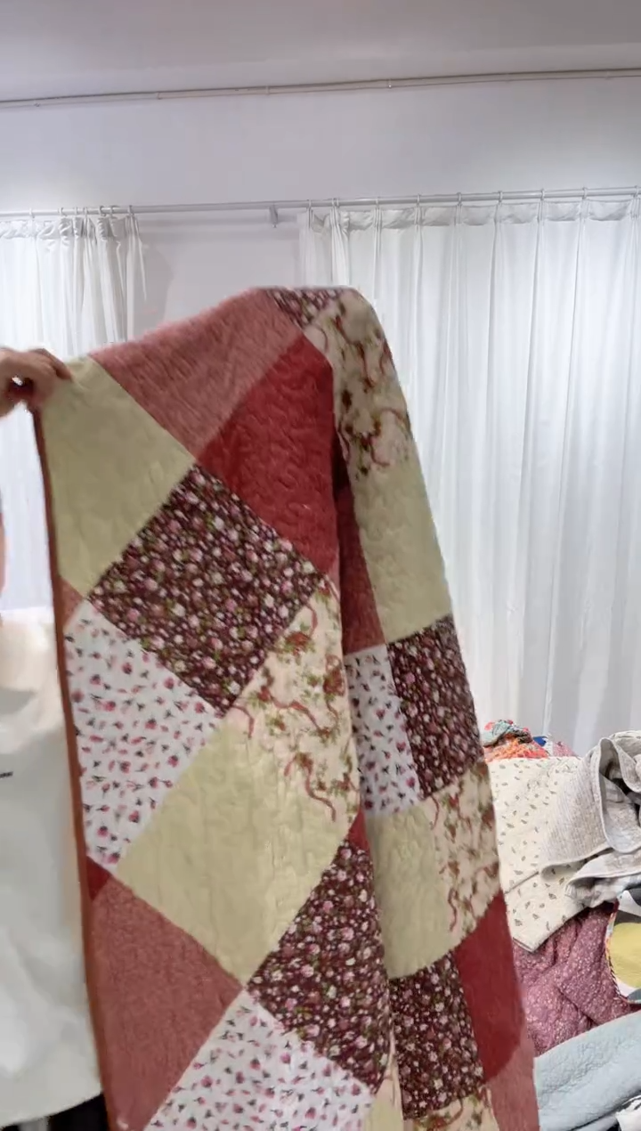 棉120*200纯棉床盖144号微瑕