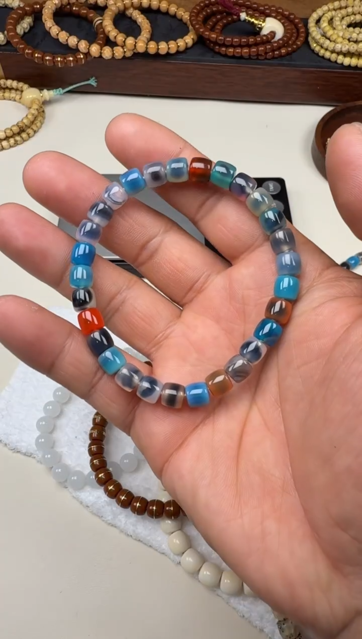 未镶嵌手串玛瑙/玉髓手串