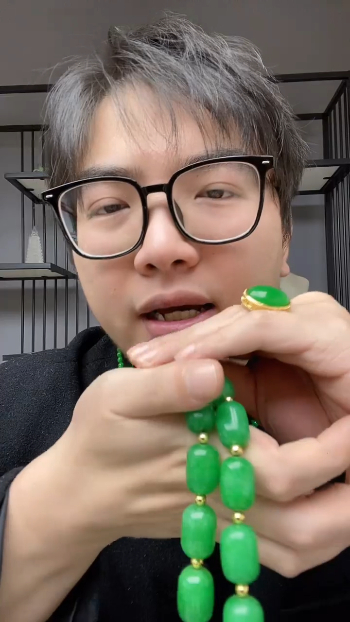 【闪购商品】翡翠颈饰合金老型珠毛衣链