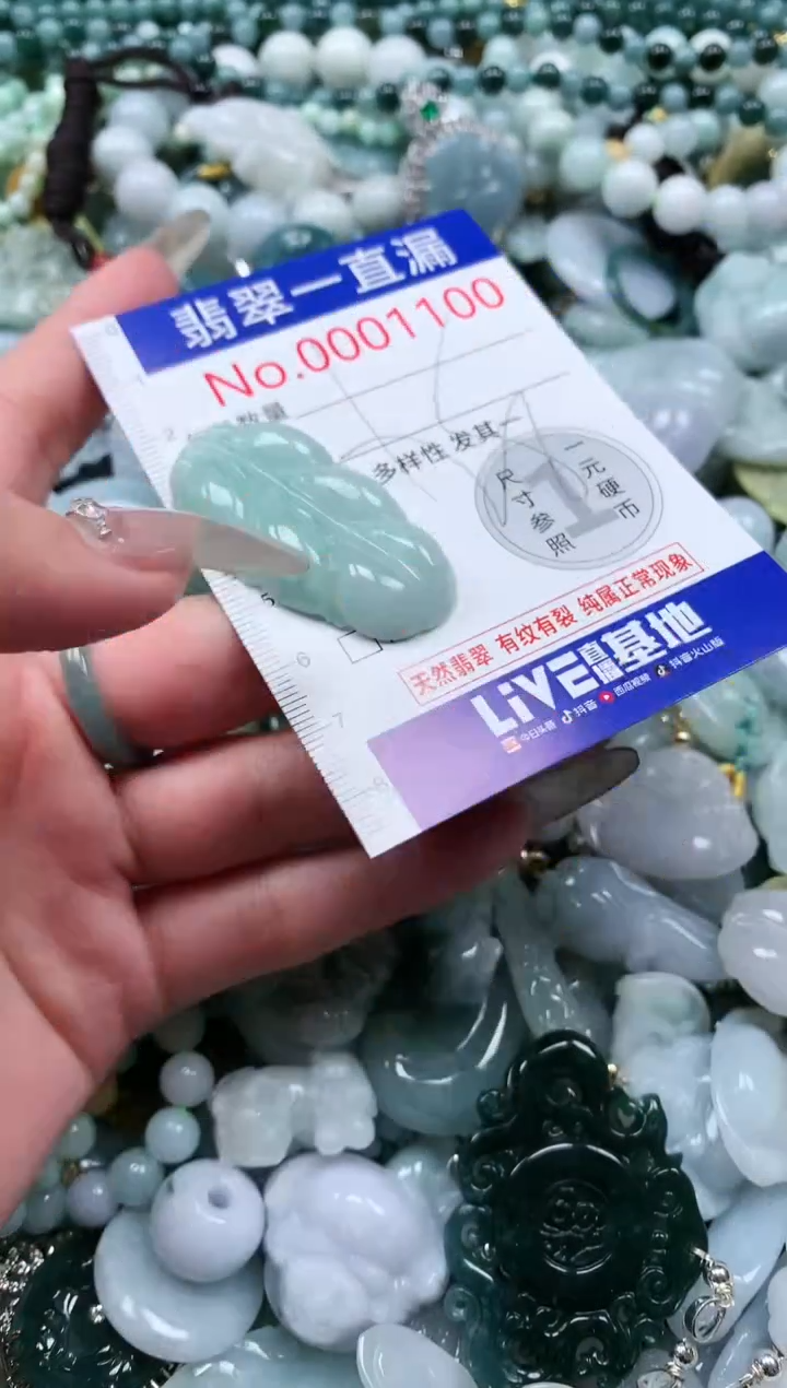 【闪购商品】翡翠吊坠(不含链)未镶嵌1100