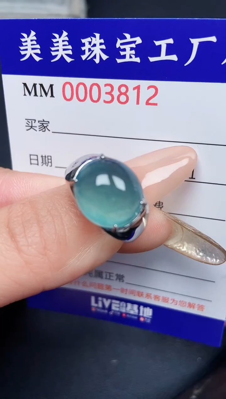 【闪购商品】翡翠颈饰银S925镶嵌3812