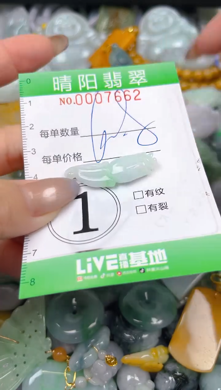 翡翠未镶嵌颈饰闪购0007662
