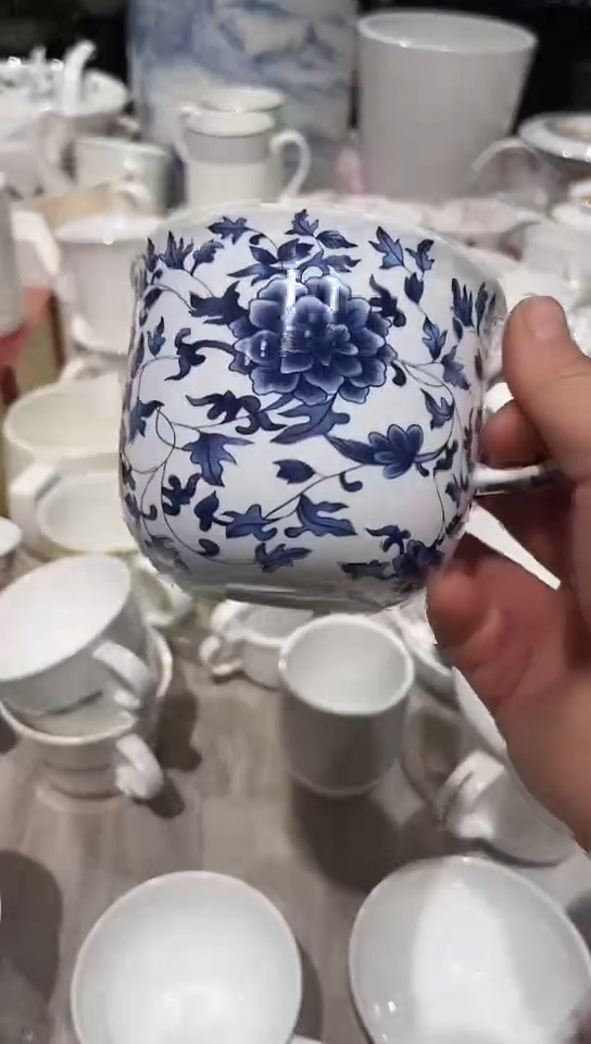 骨瓷杯子1个隆达骨瓷