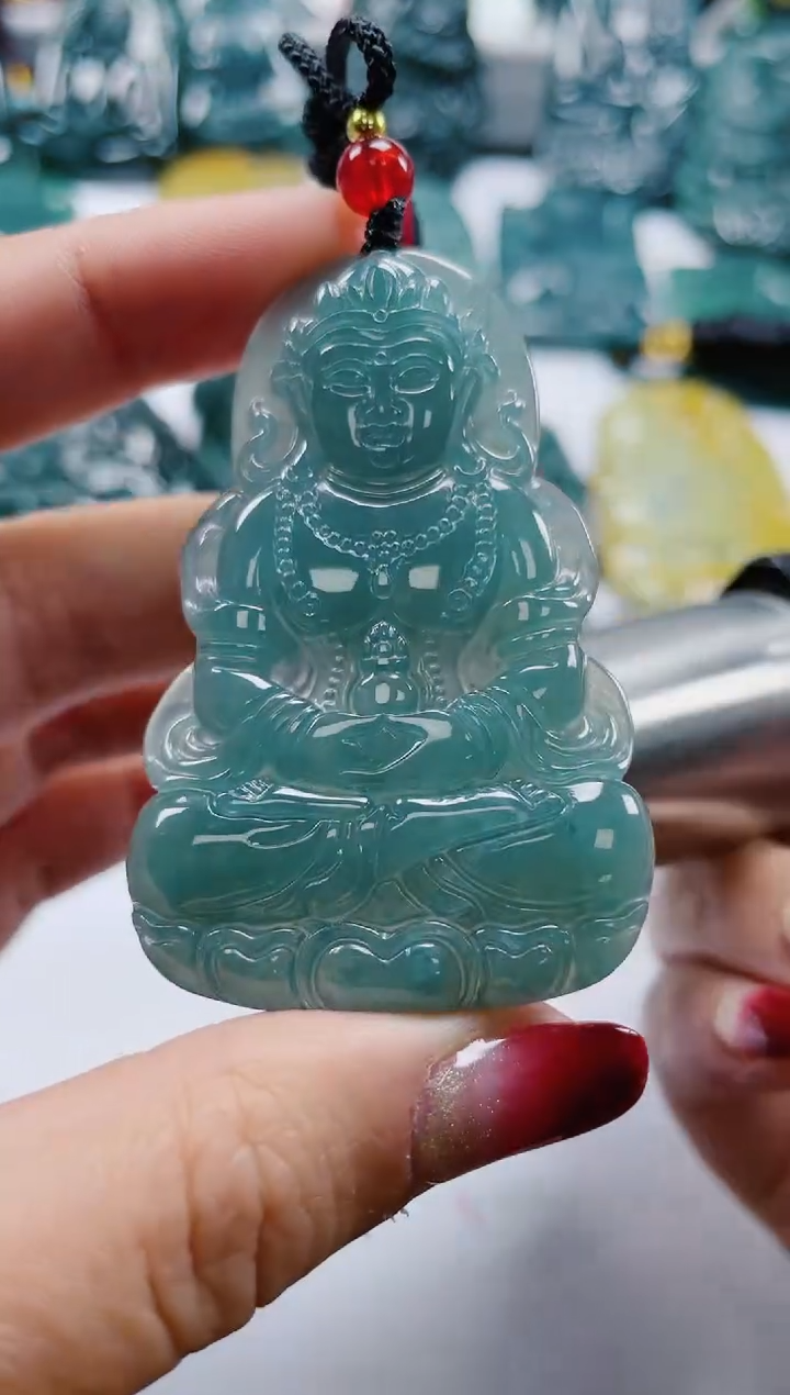 【闪购商品】翡翠颈饰未镶嵌多样性发货一件发货-度母观音