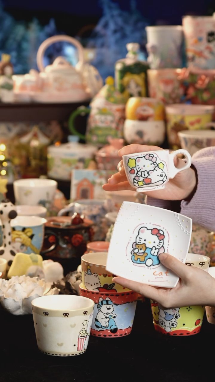 其他陶景德镇釉下彩手绘设计师款陶瓷