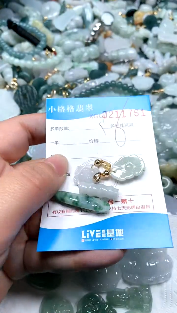 【闪购商品】翡翠颈饰未镶嵌闪购商品0211761