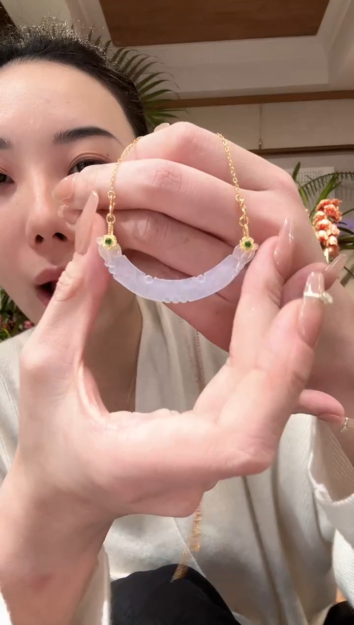 【闪购商品】翡翠颈饰未镶嵌国风