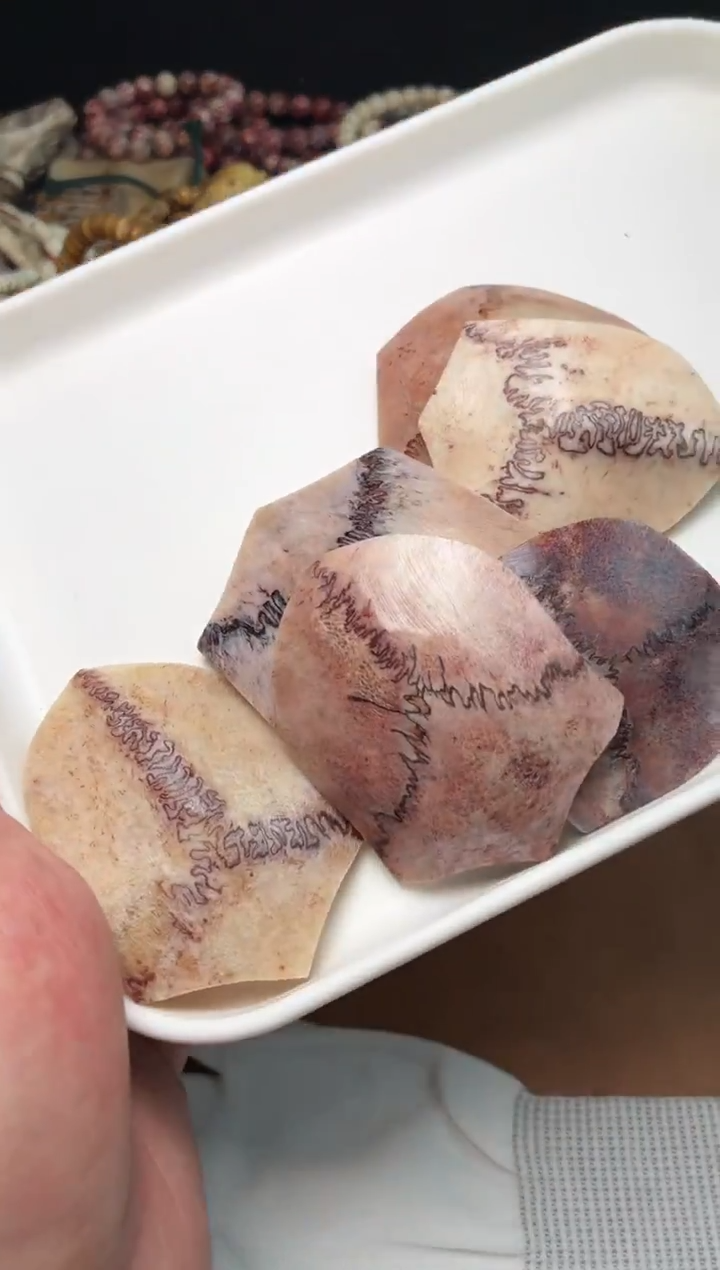 鹿骨其他杂件379-母鹿三界-微瑕