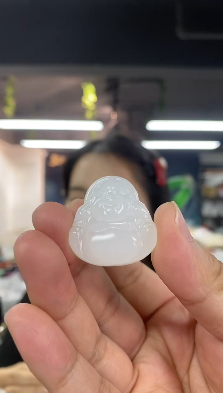 和田玉（白玉）未镶嵌颈饰多样性发其一颜色微差