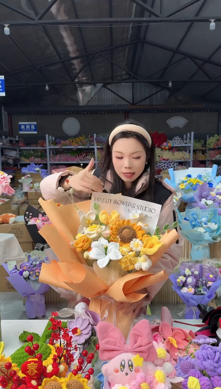 非遗手工花束，孤品清仓！！