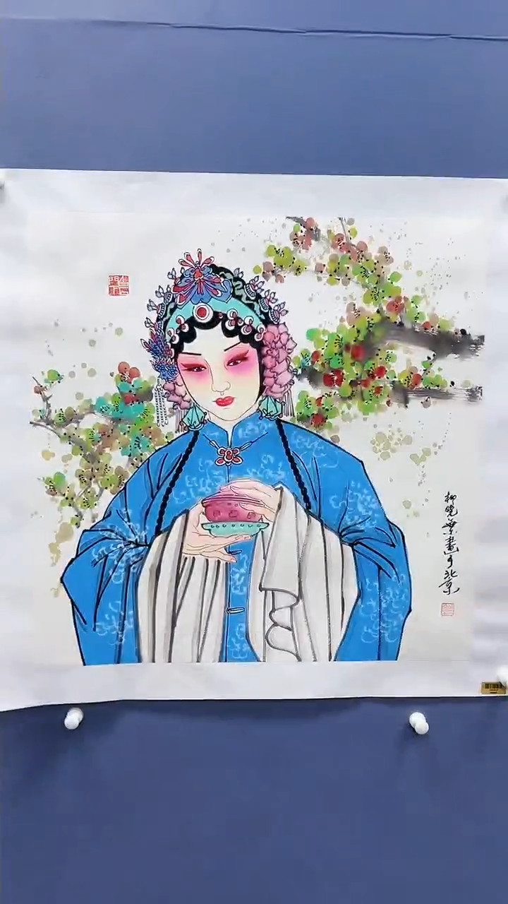 【闪购商品】绘画柳晓叶绘画4平尺戏曲人物