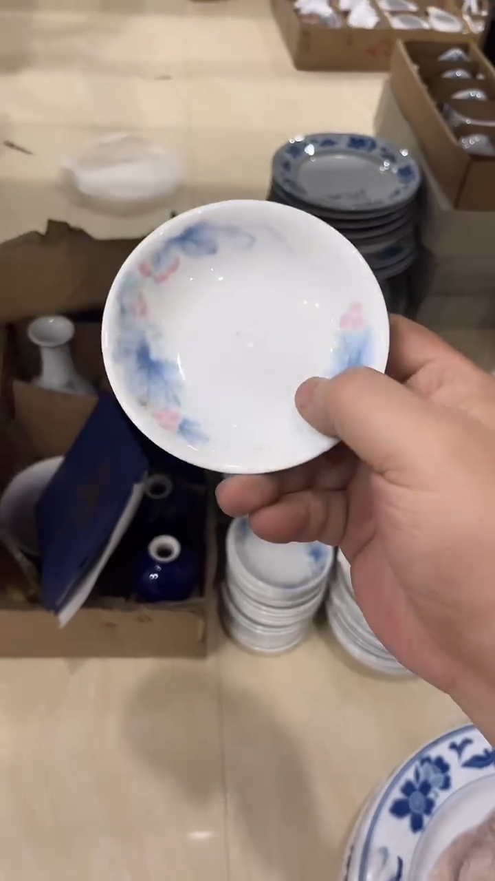 10厘米湖南醴陵釉下五彩陶瓷