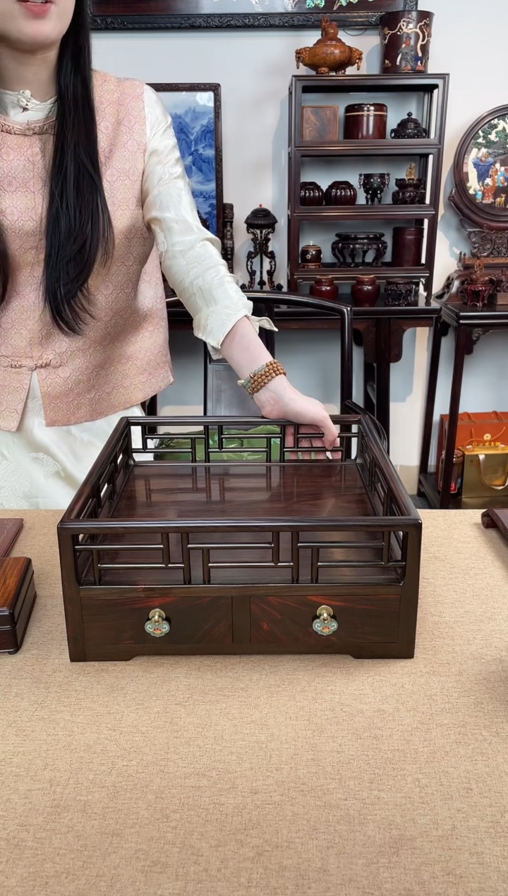 红酸枝木类成套家具农*人都承盘