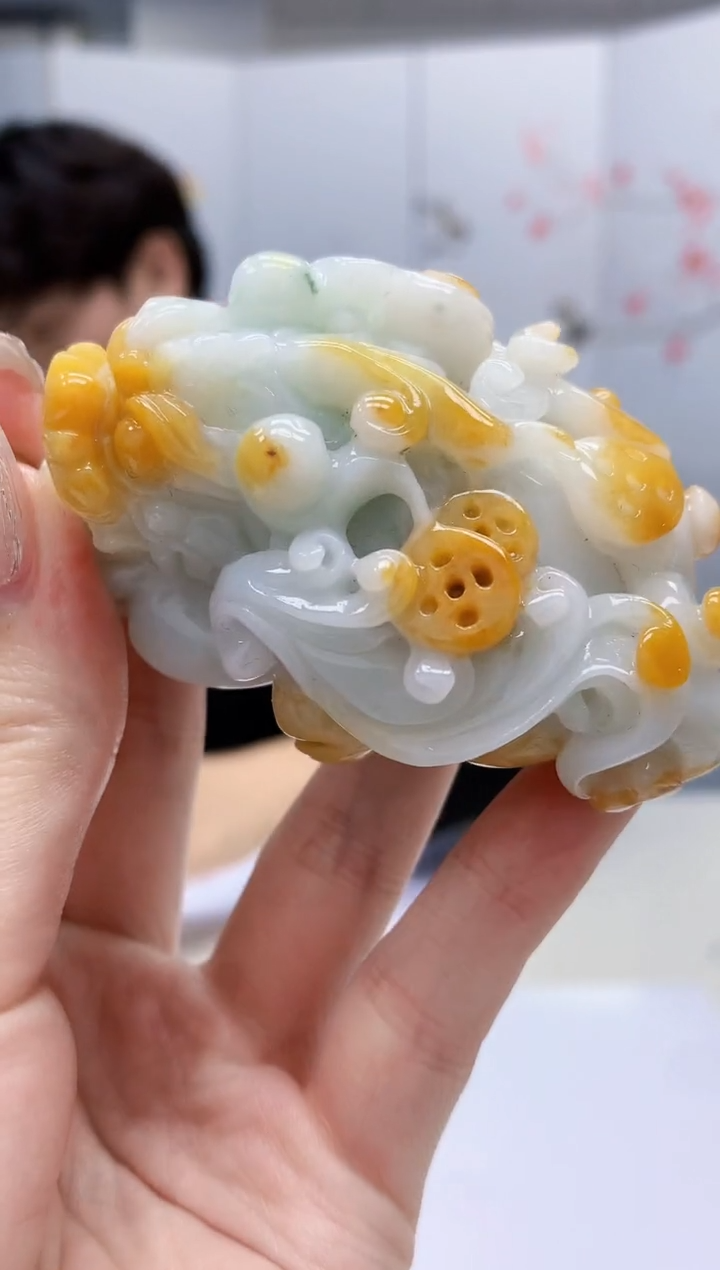 【闪购商品】定制翡翠未镶嵌5145jw-毛货挂件赠珠链+底座112