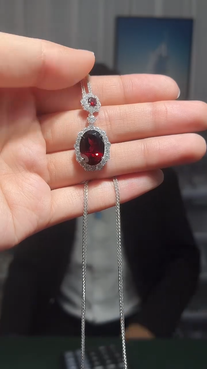 银S925镶嵌其他石榴石（扎德严选）