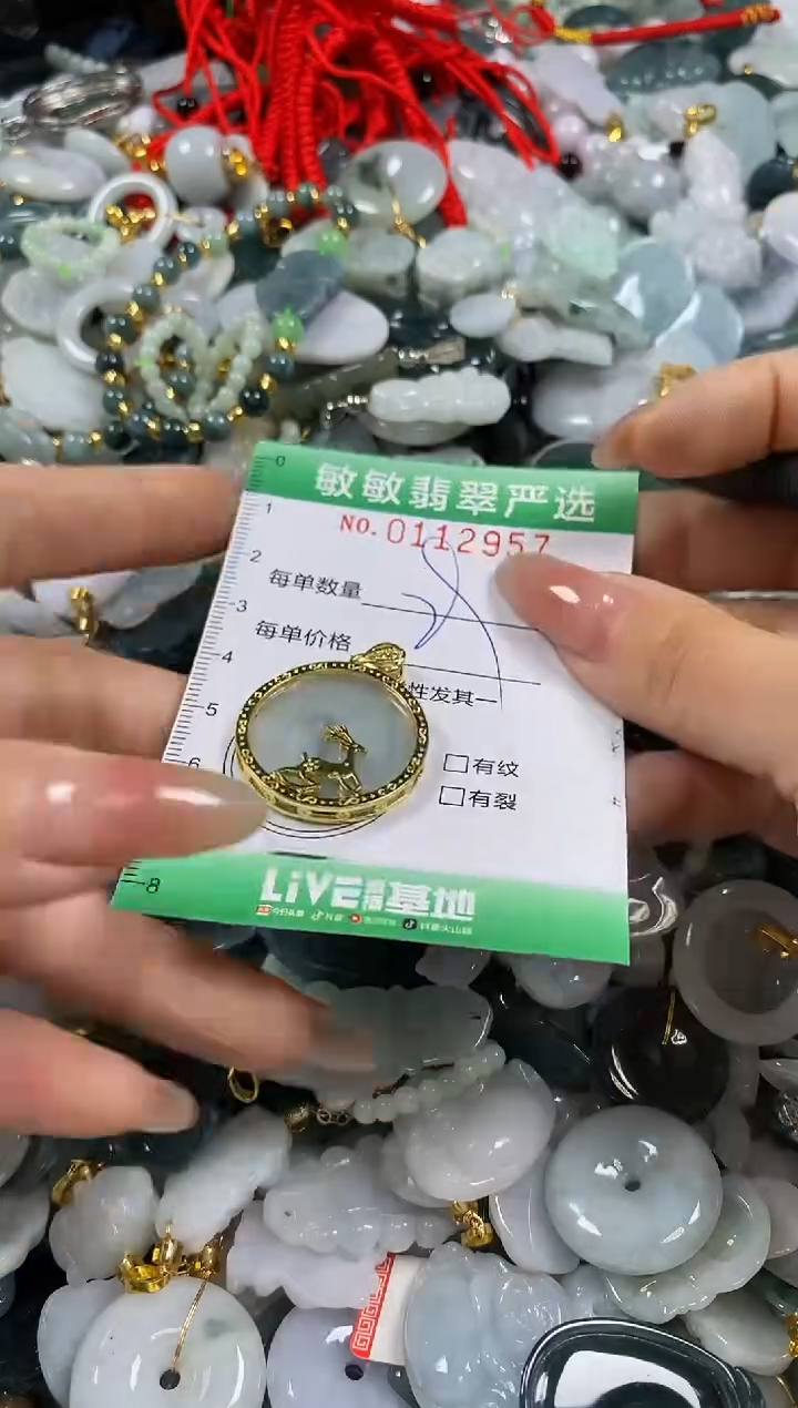 【闪购商品】翡翠颈饰未镶嵌闪购0112957