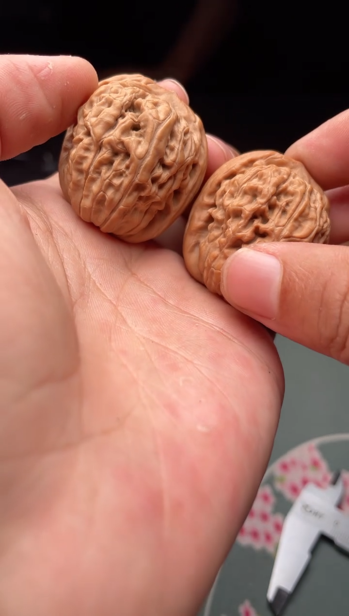把件文玩核桃a273  莲花   34尺