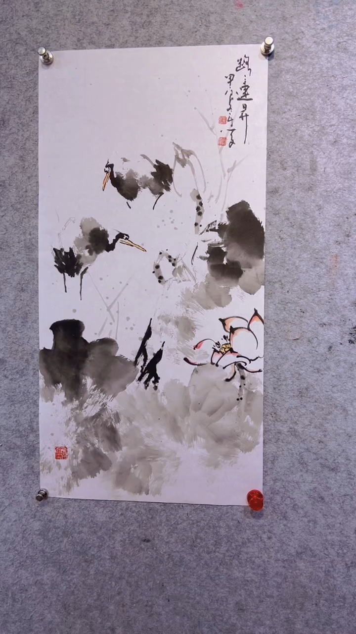 【闪购商品】国画张自学水墨画