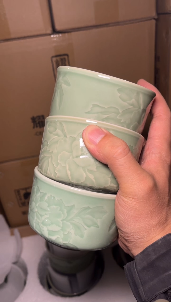 瓷微瑕小号保鲜碗3只