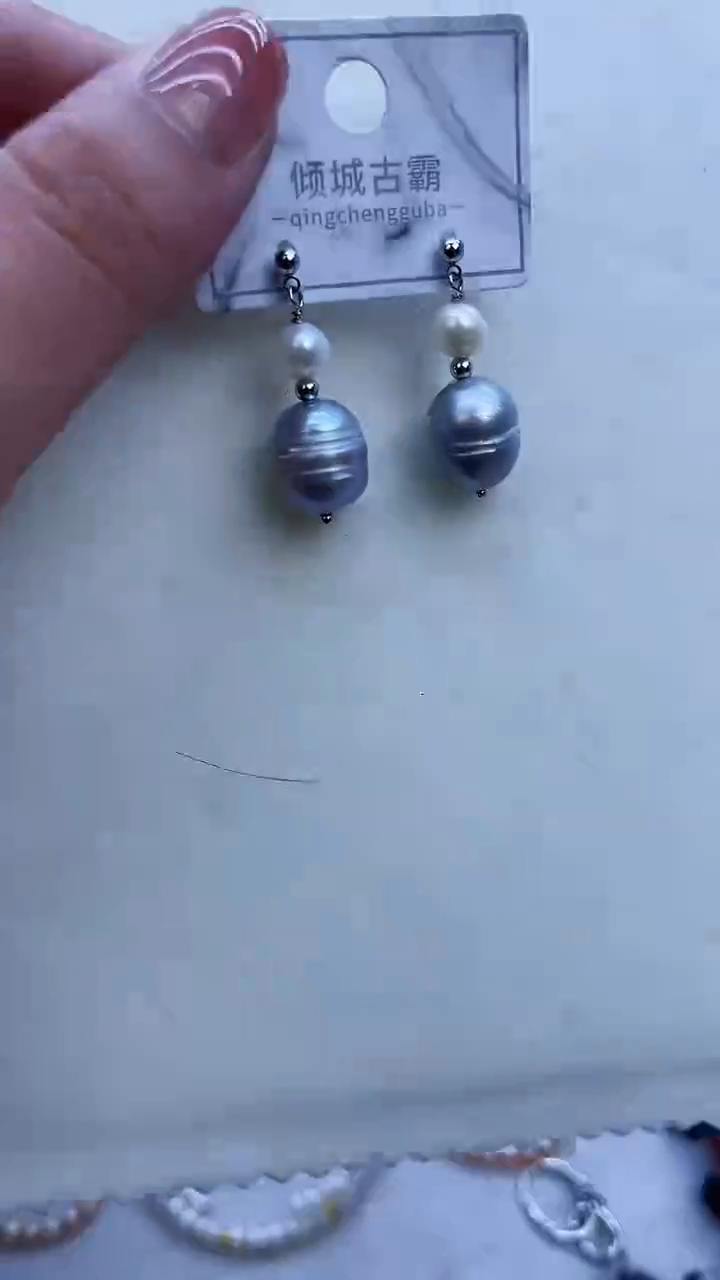 【闪购商品】淡水珍珠耳饰未镶嵌793