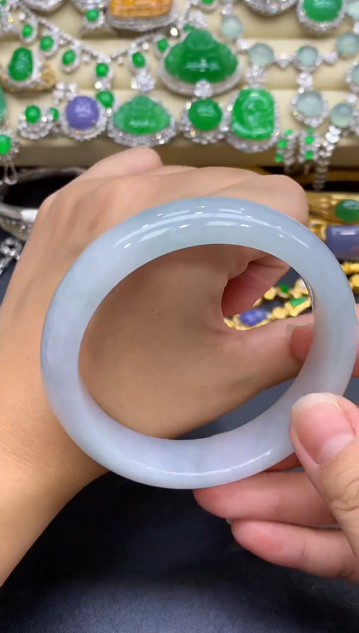 未镶嵌手镯翡翠254-中国好珍宝