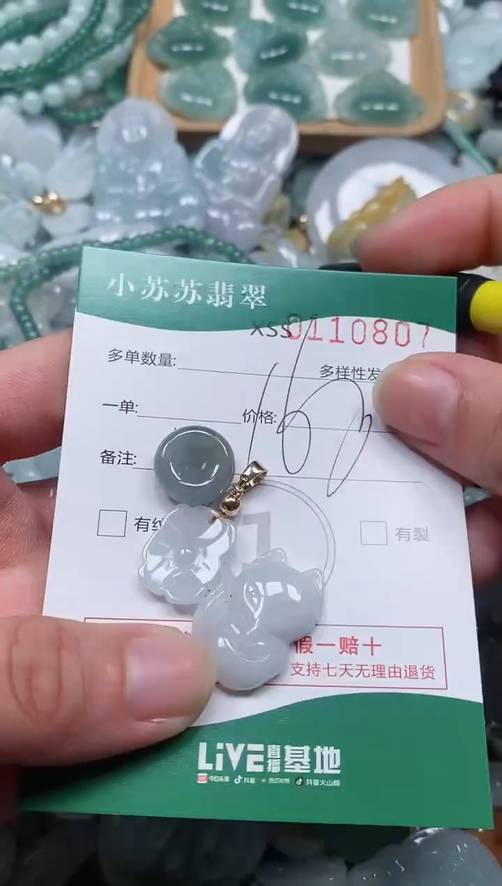 【闪购商品】翡翠颈饰未镶嵌闪购商品0110807