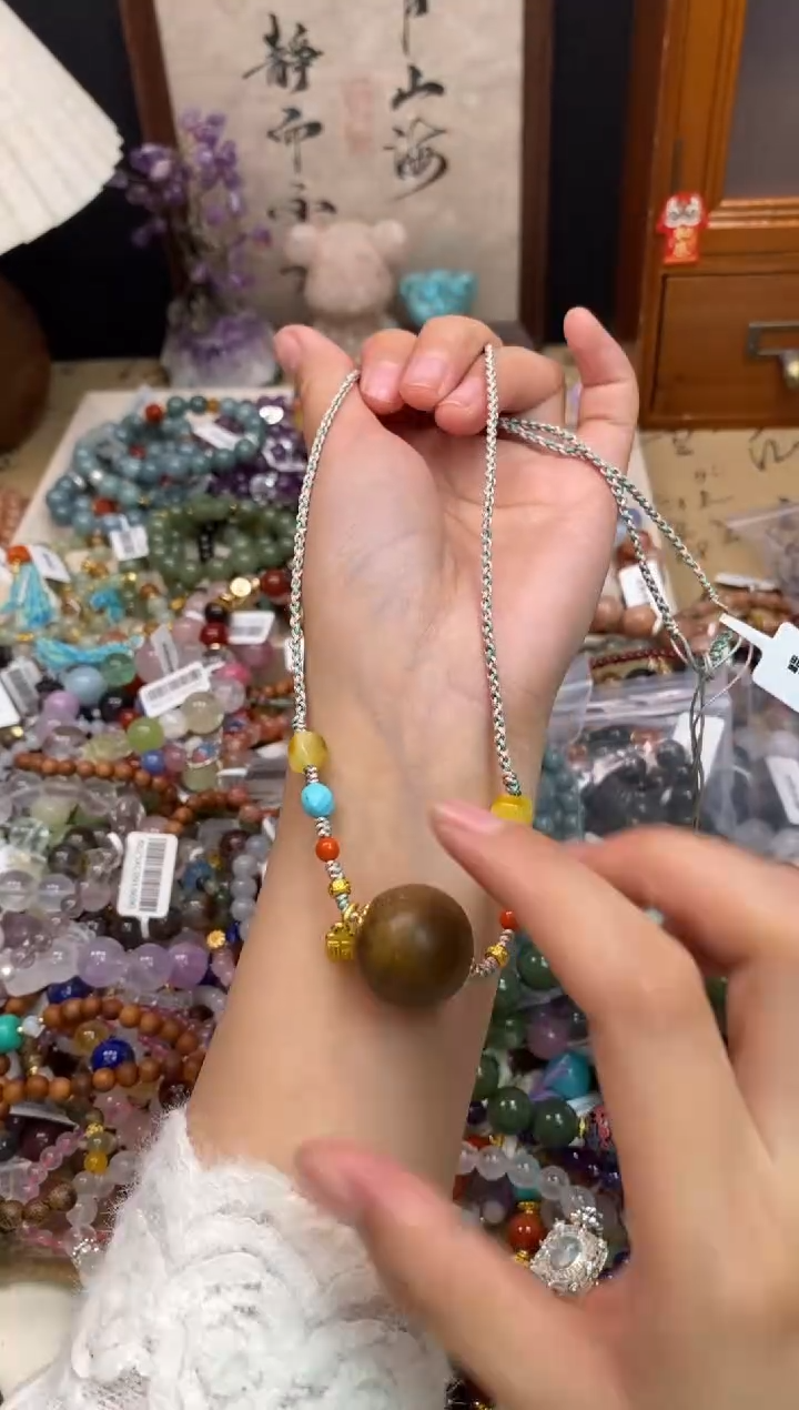 未镶嵌石英质玉项链379