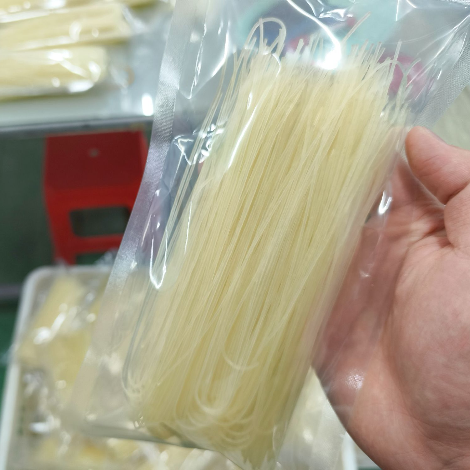 广西特产北流大容山干米粉 玉林特色牛腩粉北流生料粉用细米粉干