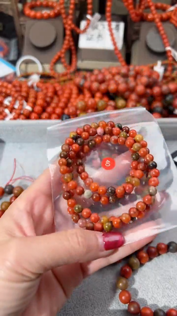 【闪购商品】南红玛瑙手串未镶嵌6+