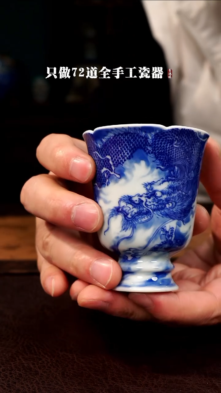 摆件陶c****g景德镇现代手工手绘陶瓷