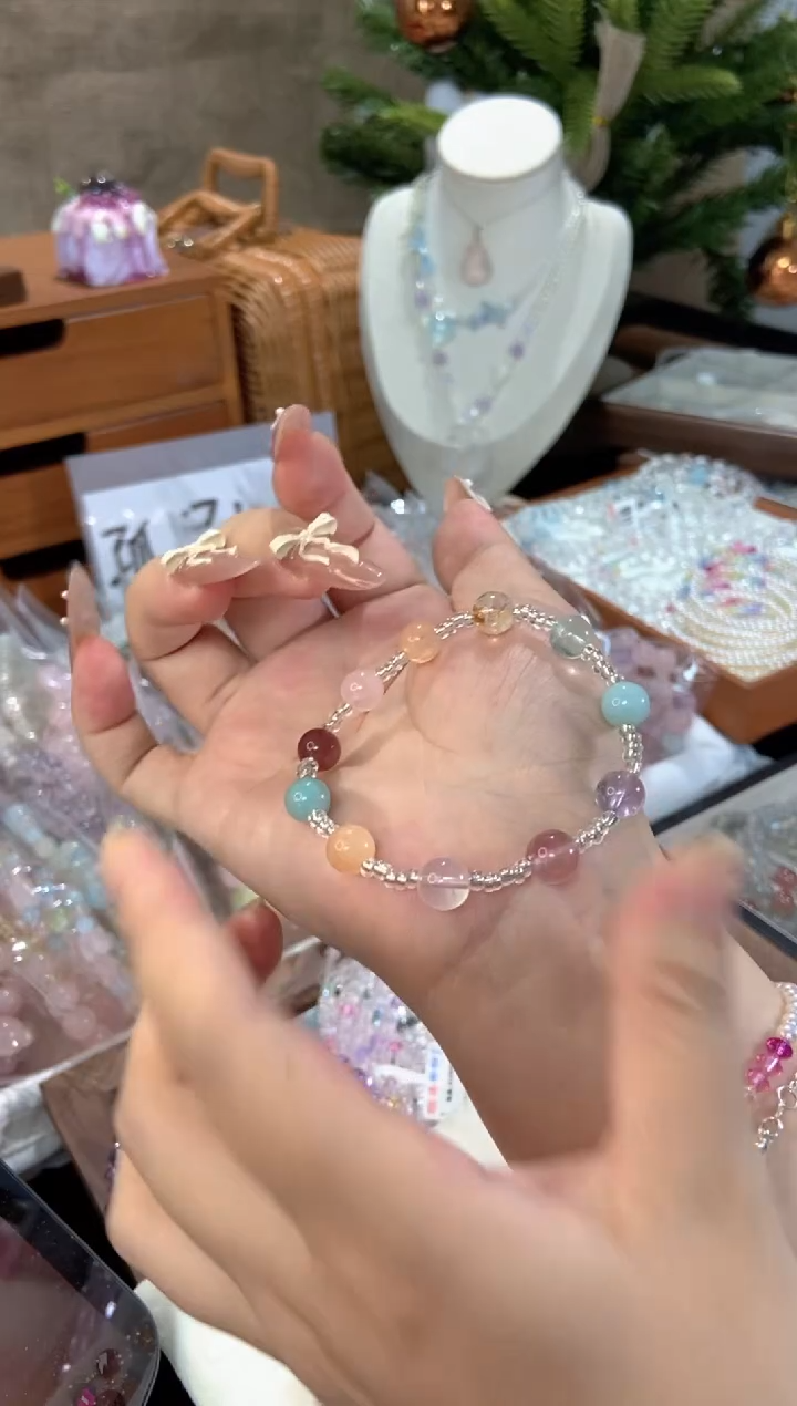 未镶嵌手串水晶孤品捡漏均匀瑕疵介意勿拍
