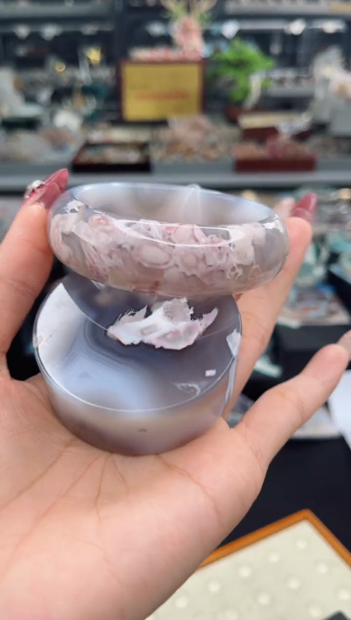 【闪购商品】石英质玉手镯未镶嵌58圈口（赠品镯心）6505068