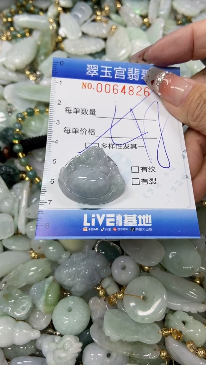 【闪购商品】翡翠颈饰未镶嵌闪购商品0064826多样性发其一