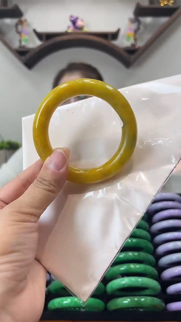 【闪购商品】砖雕闪96 圈口55.3 独货手镯