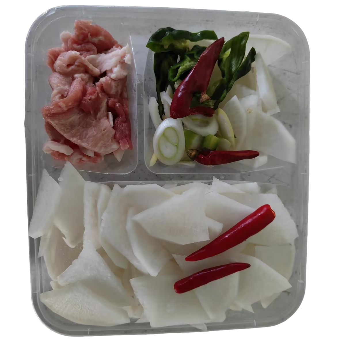 【净菜】白萝卜肉片