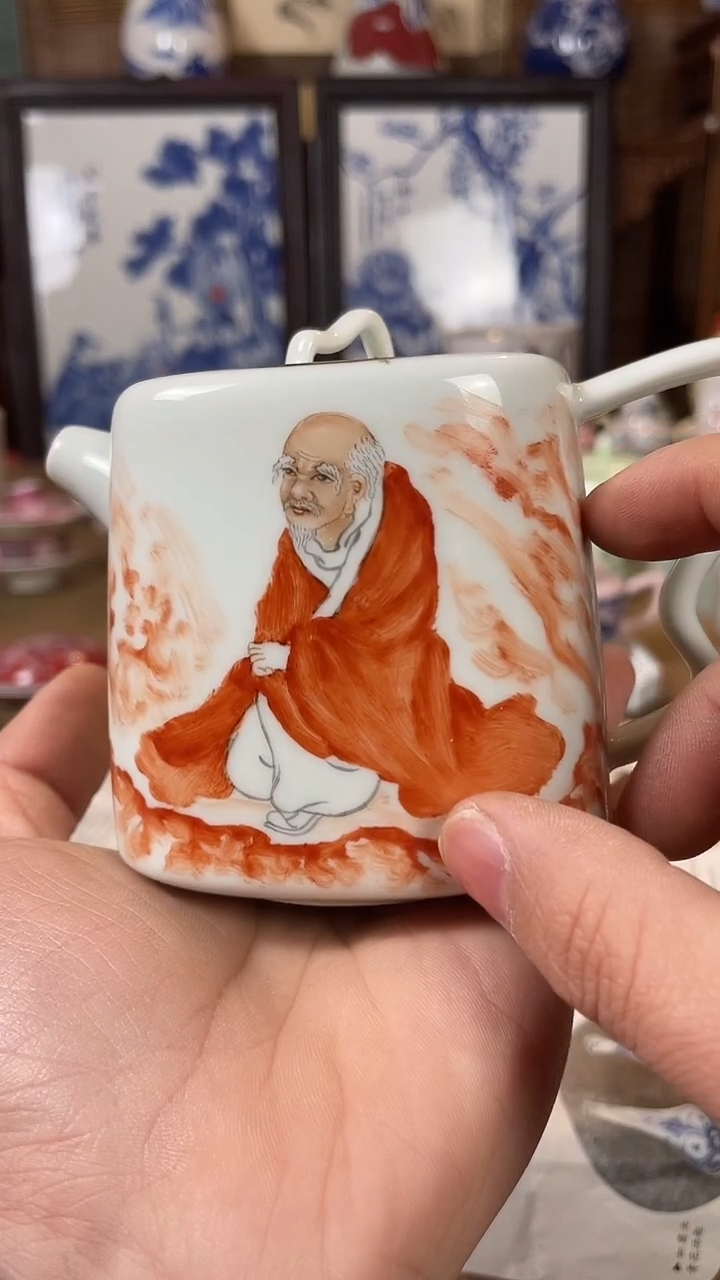 18水点桃花米饭碗