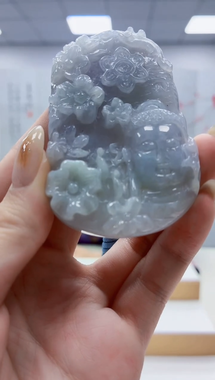 未镶嵌定制翡翠4812jw-毛货挂件24