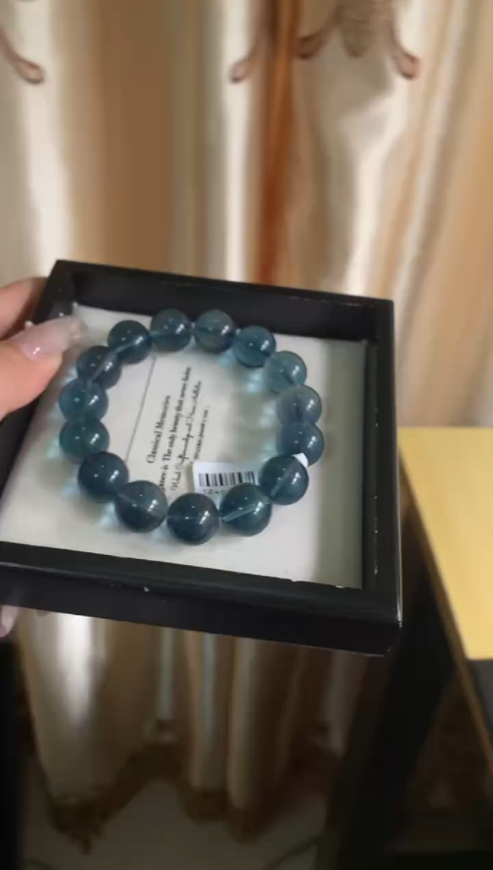 【闪购商品】萤石手串未镶嵌多样性发其一 14mm A55