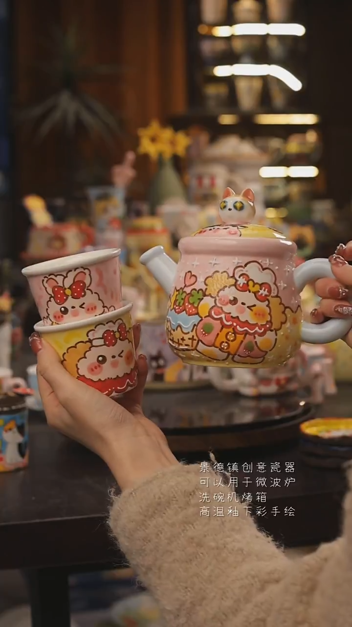 景德镇釉下彩绘设计师款式陶瓷