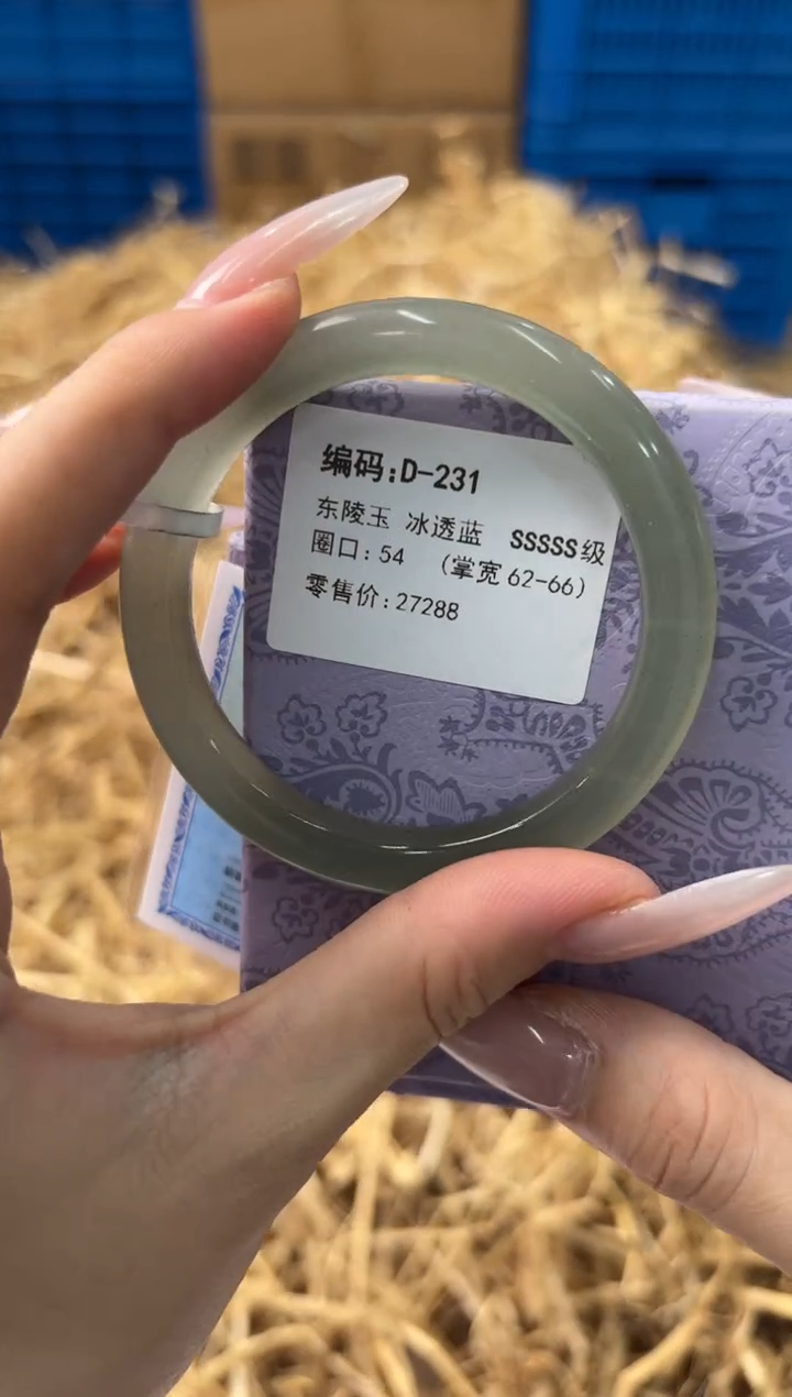 未镶嵌手镯石英质玉D-231