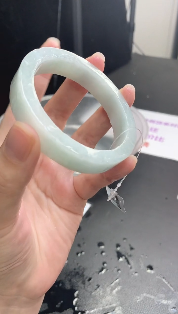 【闪购商品】定制翡翠手镯未镶嵌11  58-59正