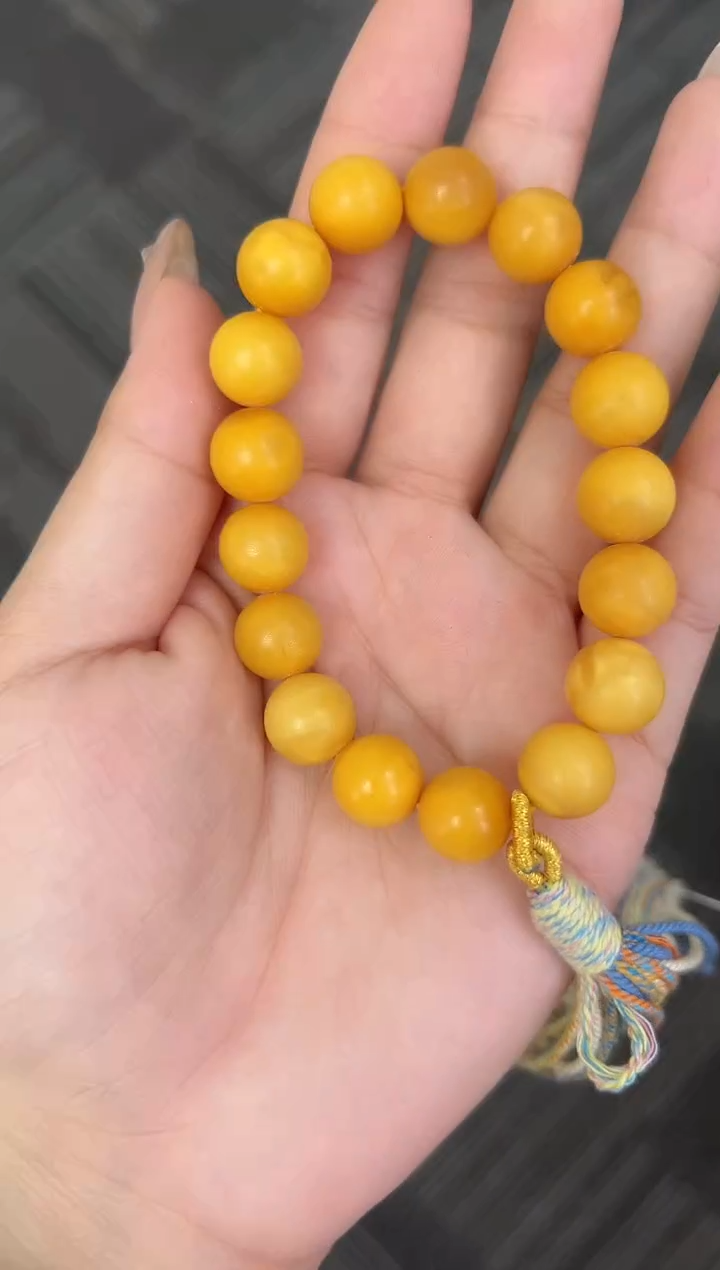 裸石琥珀未镶嵌琥珀蜜蜡手串