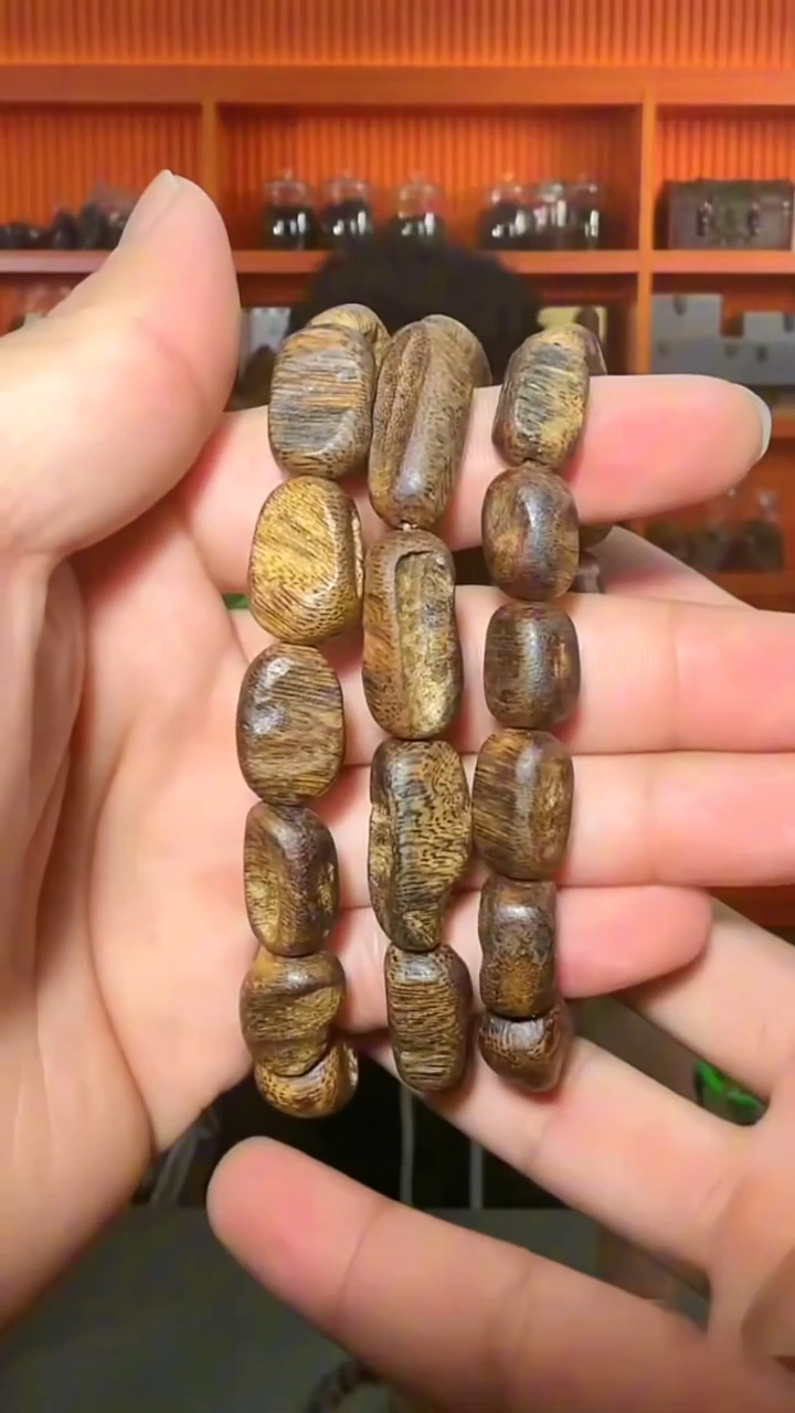 沉香手串20号单圈瘤疤多样性发一