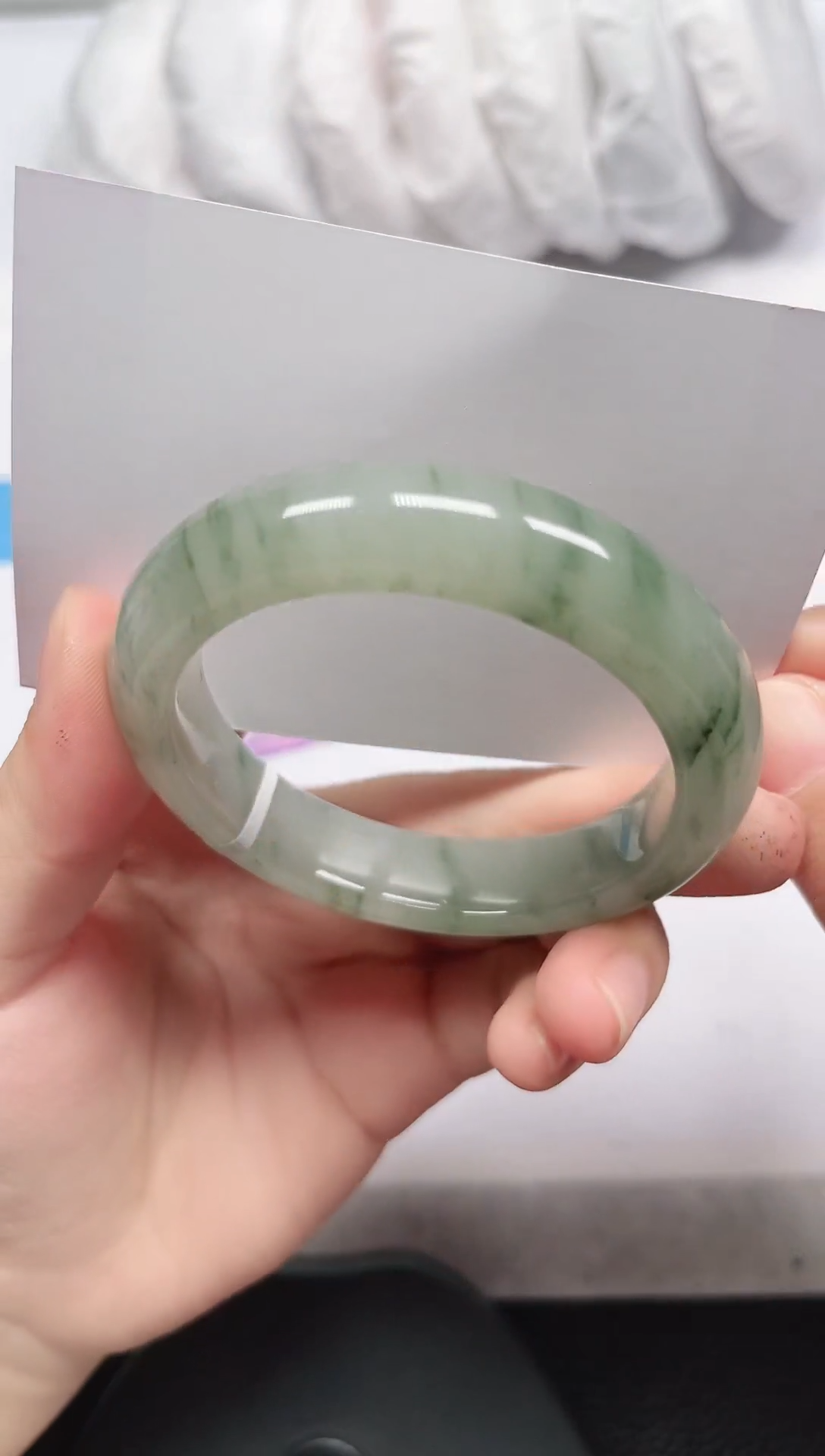 未镶嵌手镯石英岩玉161-52