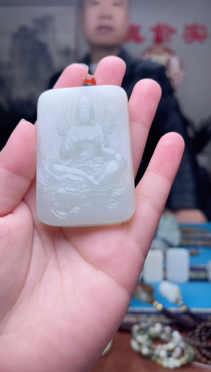 和田玉未镶嵌挂件1