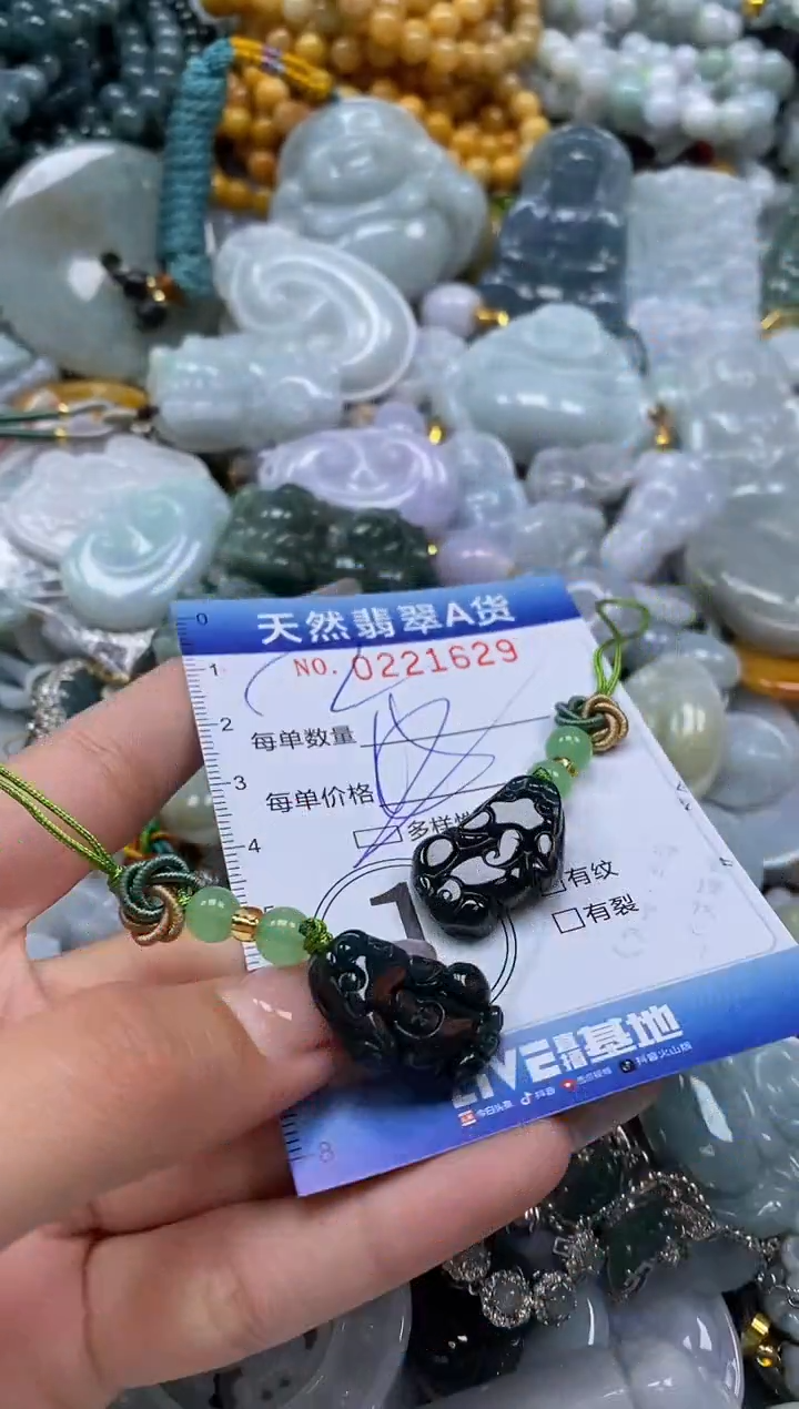 翡翠未镶嵌颈饰闪购0221629多样性发其一