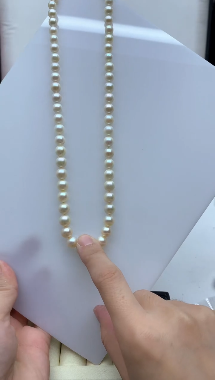 颈饰未镶嵌海水珍珠项链