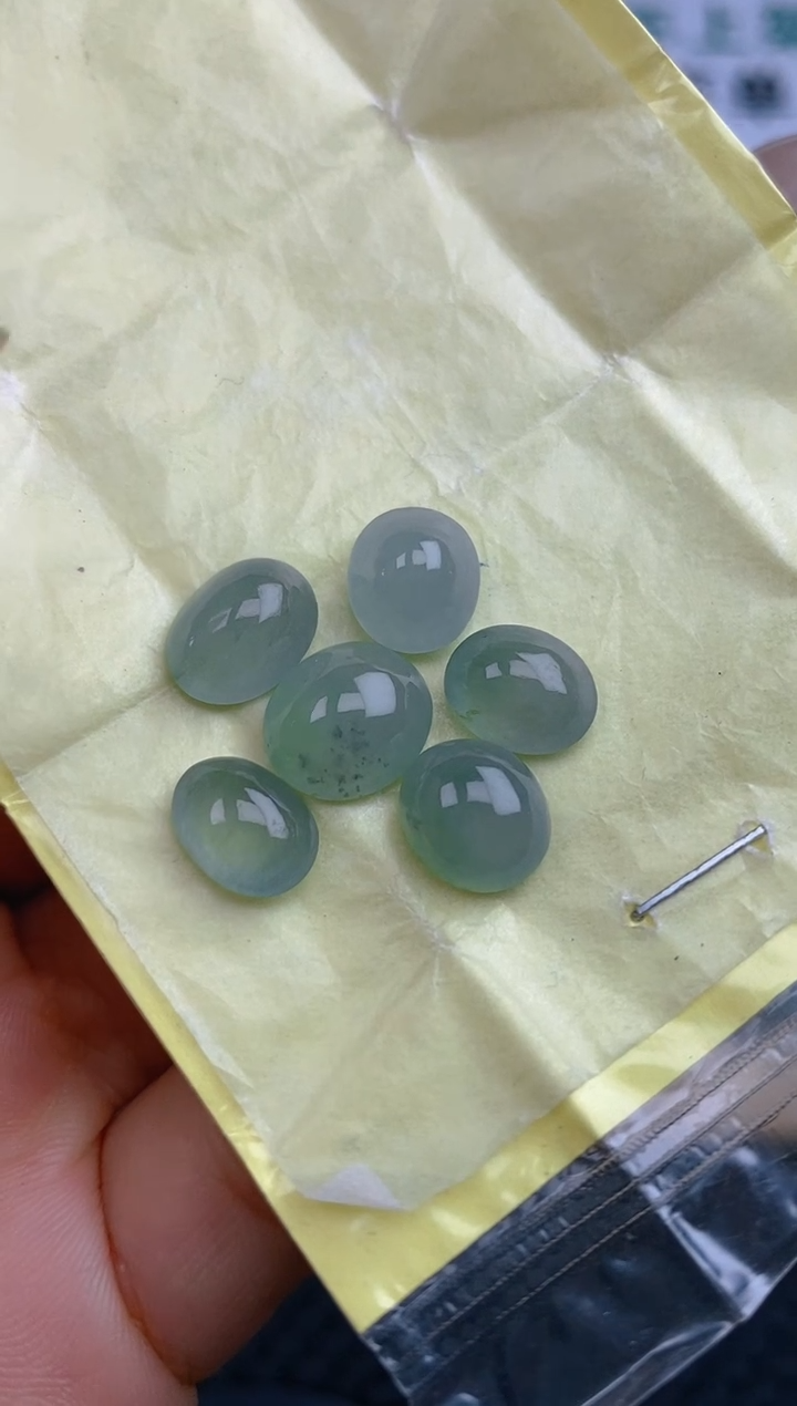 【闪购商品】翡翠耳饰未镶嵌天然A货翡翠11