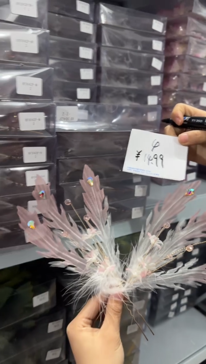 合金布艺头饰4号